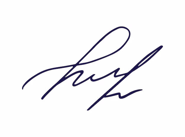Founder's Signature